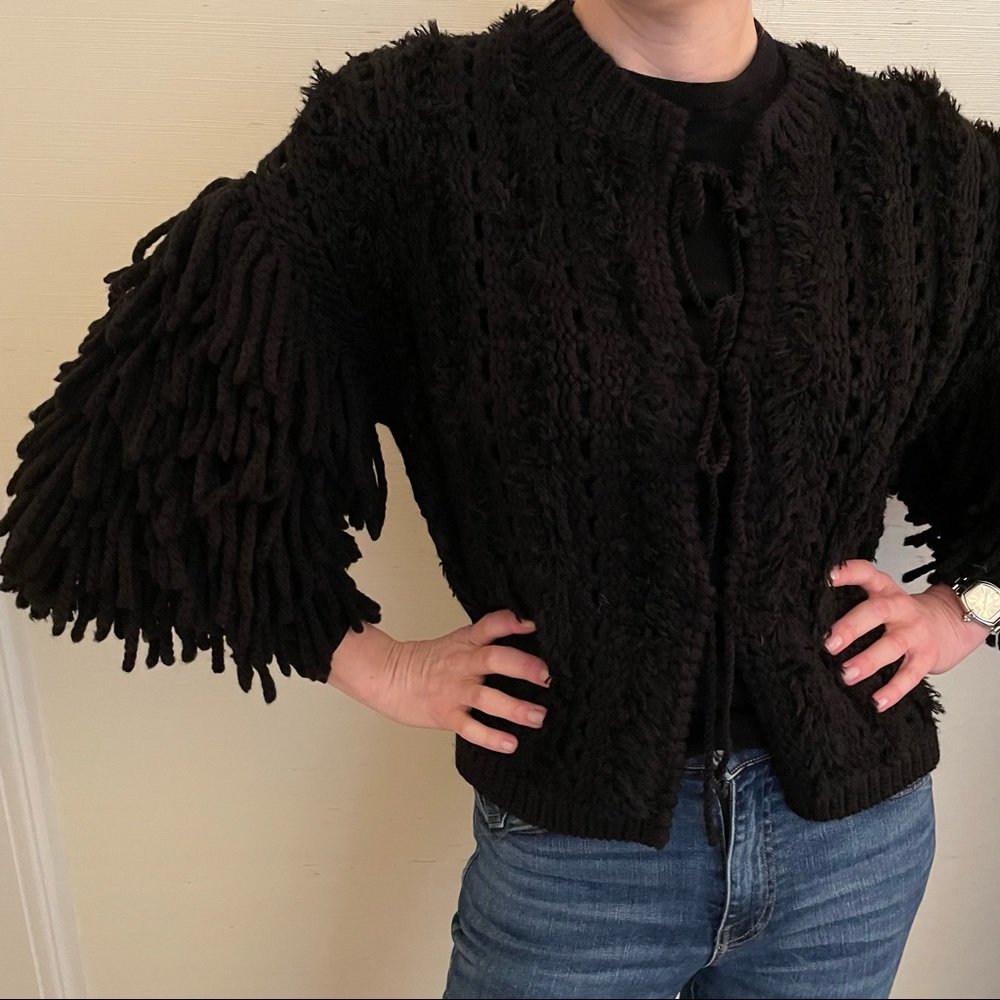 NWT Figue Pilar Sweater — Black — one size, fits like S/M